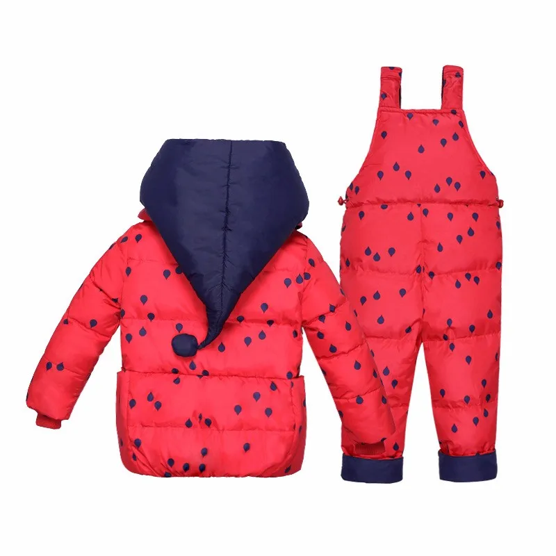 Зимнее пуховое пальто для маленьких мальчиков и девочек детская одежда детские теплые куртки зимний комбинезон для малышей, верхняя одежда комплект одежды с шарфом Coa Pan От 2 до 4 лет