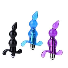 Silicone Anal Dildo Vibrator Male Prostate Massager Anal Plug G Spot Butt Plug Adult Masturbation Anal Vibrator for Men Sex Toys gelugee sex toys anal plug silicone vibration massager g spot vibrator for women sex toys for men butt plug erotic toy for adult
