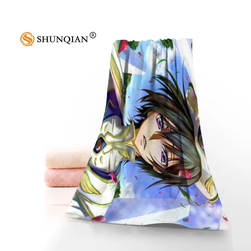Небесно-голубой Code Geass Lelouch Восстания уход за кожей лица Полотенца/ванна Полотенца Размер 35 x75cm, 70x140 см ткань из микрофибры современный пляжный, Ванная комната Полотенца s - Цвет: Небесно-голубой