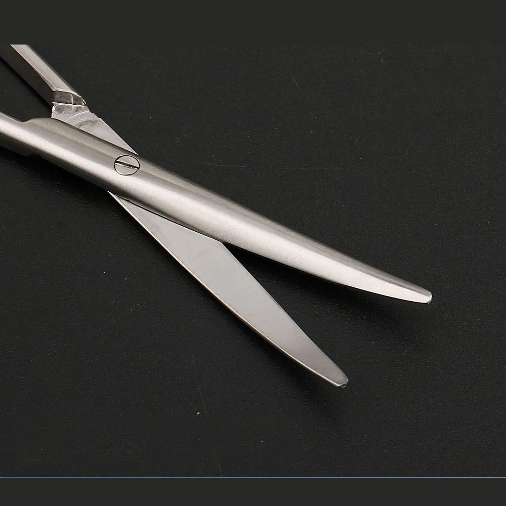 12.5 15 16 18cm black handle round head scissors fine blunt straight straight scissors 6