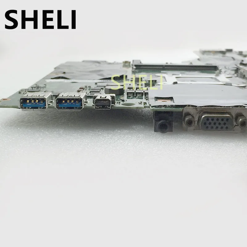 SHELI для ноутбука lenovo ThinkPad L420 PN 04X3665 чипсет SLJ8A QM67 разъем PGA989 интегрированный GPU DDR3 полностью протестирован