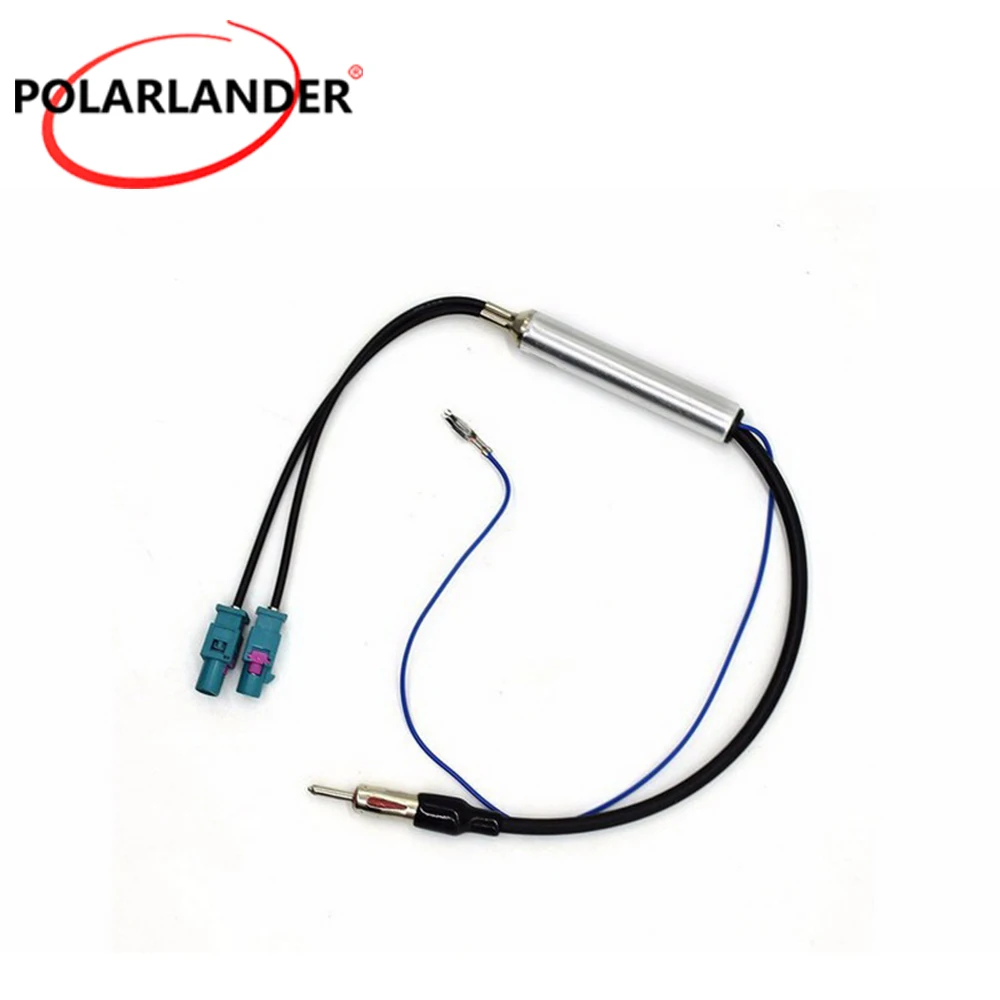 Для V/W для A/udi Polarlander новая 17,7 ''антенна Fakra усилитель радиосигнала усилитель для DIN Замена внешних частей