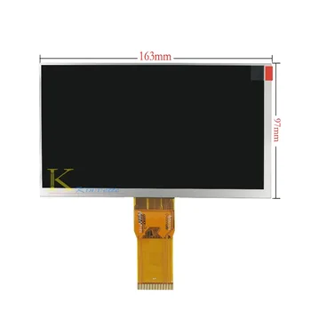 

Original 7 inch 50pin 163*97mm for cool than Rubik's cube U25GT 7300101463 E231732 HD 1024*600 tablet internal screen LCD displa