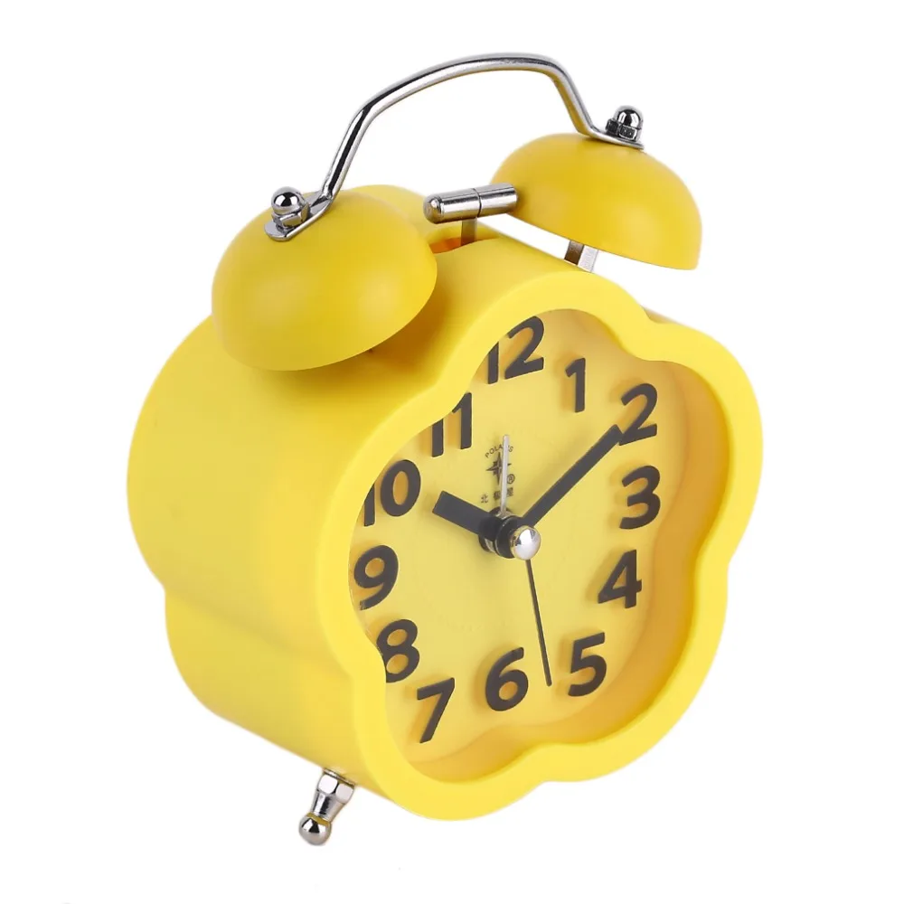Pentagram Shape Student Children Bedside Bed Mute Table Cute Alarm Clock Essential Home Clock SmallSize