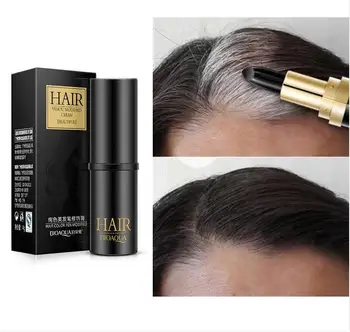 

One-Time Hair dye Instant Gray Root Coverage Hair Color Modify Cream Stick Temporary Cover Up White Hair Colour Dye 4g
