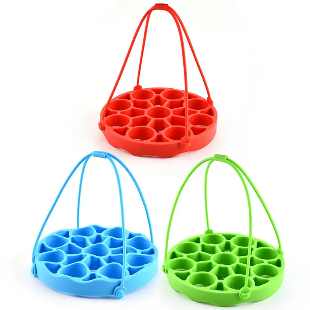

Multifunctional Silicone Kitchen Egg Steamer Rack Insulation Pad Egg Steaming Tray For Kitchen Cooking Tool