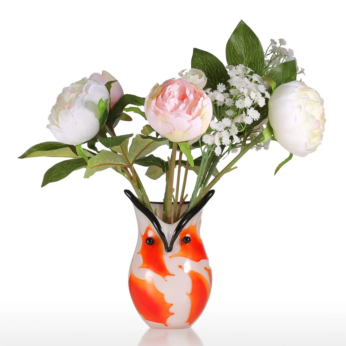 Kopen Tooarts Uil Container Gift Glas Ornament Dier Beeldje Handblown Home Decor Woondecoratie Accessoires Arts Gift Decoratieve