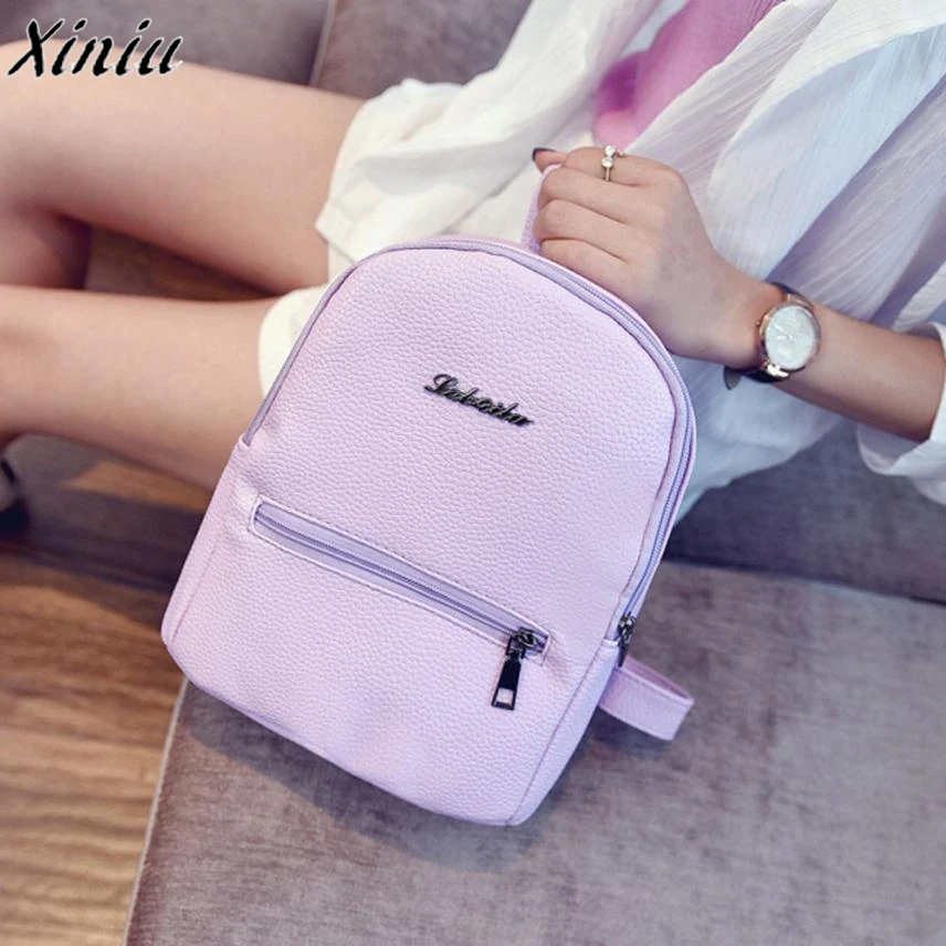 

Girls Fashion Backpacks Ladies Leather Women Bag Pouch Travel Softback For School Backpack Satchel Female Shoulder Bags Rucksack