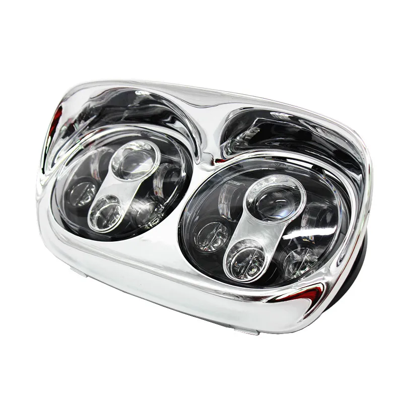 5 75 LED Dual Projector Headlight Moto Led Headlight For 