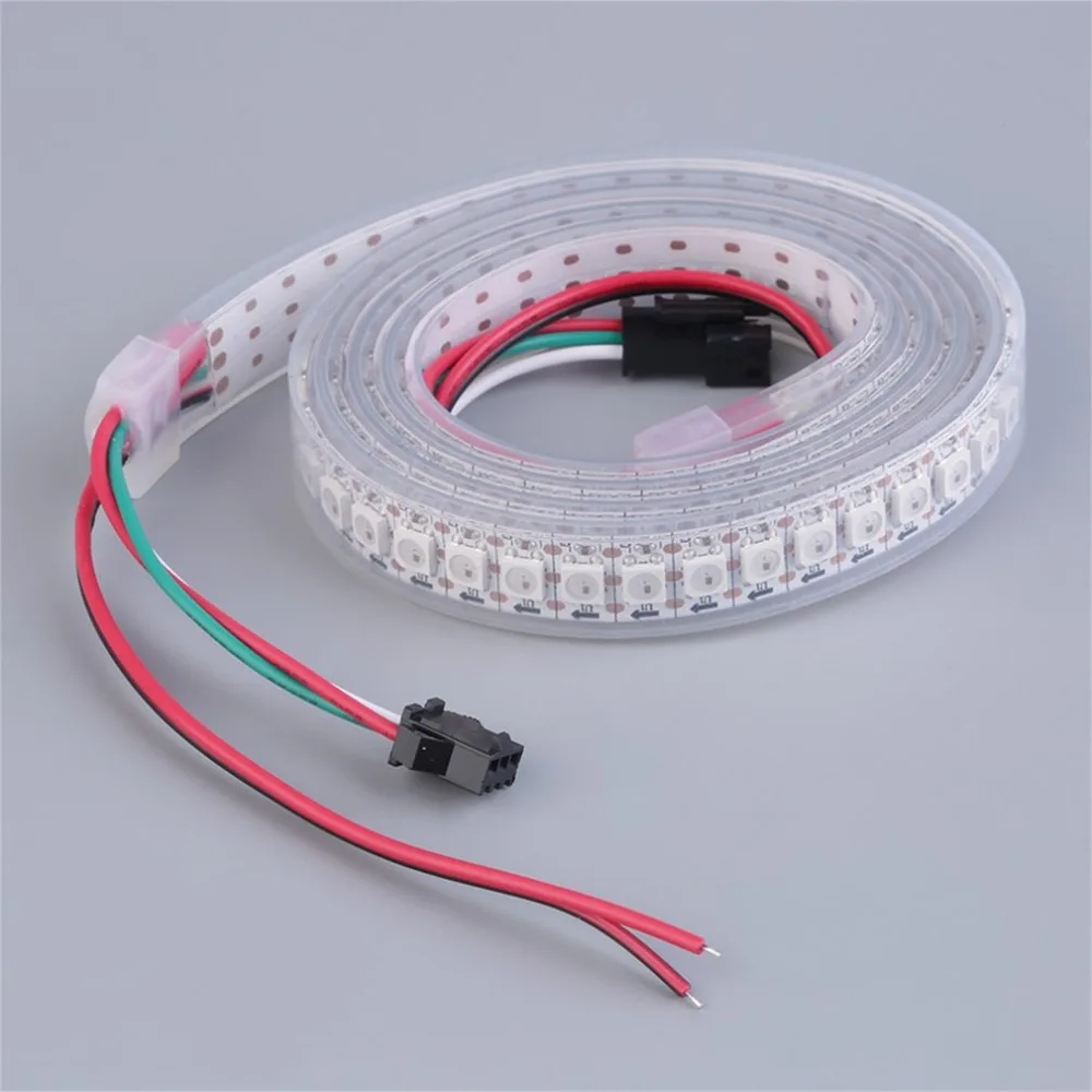 

1M 144LED WS2812B 5050 LED Strip Light Fashion Decoration Light Strip High Light Waterproof Addressable Decoration