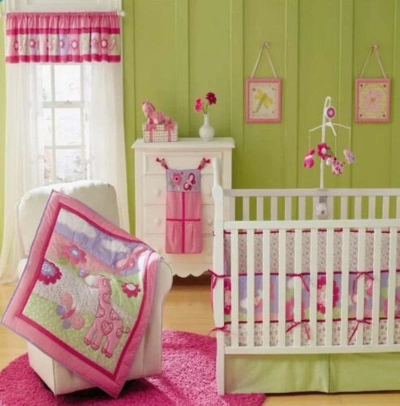 7 Pcs Baby Bedding Set Flower Butterfly Nursery Quilt Bumper Sheet Crib Skirt Bedding Sets Baby Boy Crib Unisex Bedding Sets 7 Pcs Baby Bedding Set Flower Butterfly Nursery Quilt Bumper Sheet Crib Skirt Bedding Sets Baby Boy Crib Unisex Bedding Sets