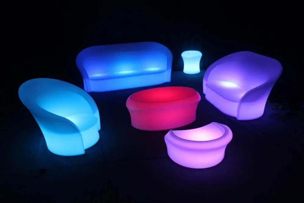 1pc remote controlled led furniture light base battery powered home