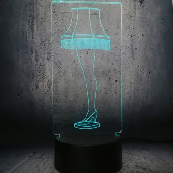 

Feet in high heels shape 3D LED Lamp creative Atmosphere Night Light Colorful Bedroom Desk Light Gift Room Decor home decor