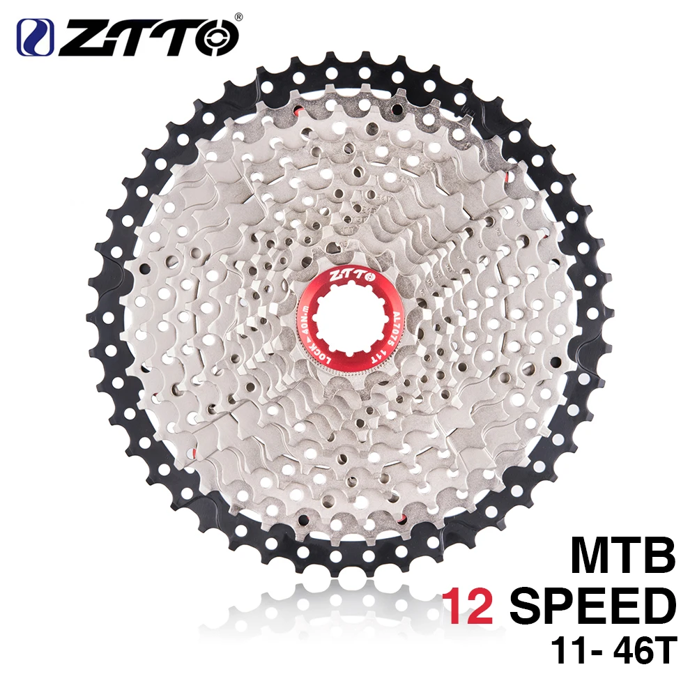 ZTTO 12 Speed Cassette 11-46t Freewheel 12s Flywheel Wide Ratio for Eagle XX1 XO1 X1 GX Bicycle Parts MTB Mountain Bike Bicycle ZTTO 12 Speed Cassette 11-46t Freewheel 12s Flywheel Wide Ratio for Eagle XX1 XO1 X1 GX Bicycle Parts MTB Mountain Bike Bicycle