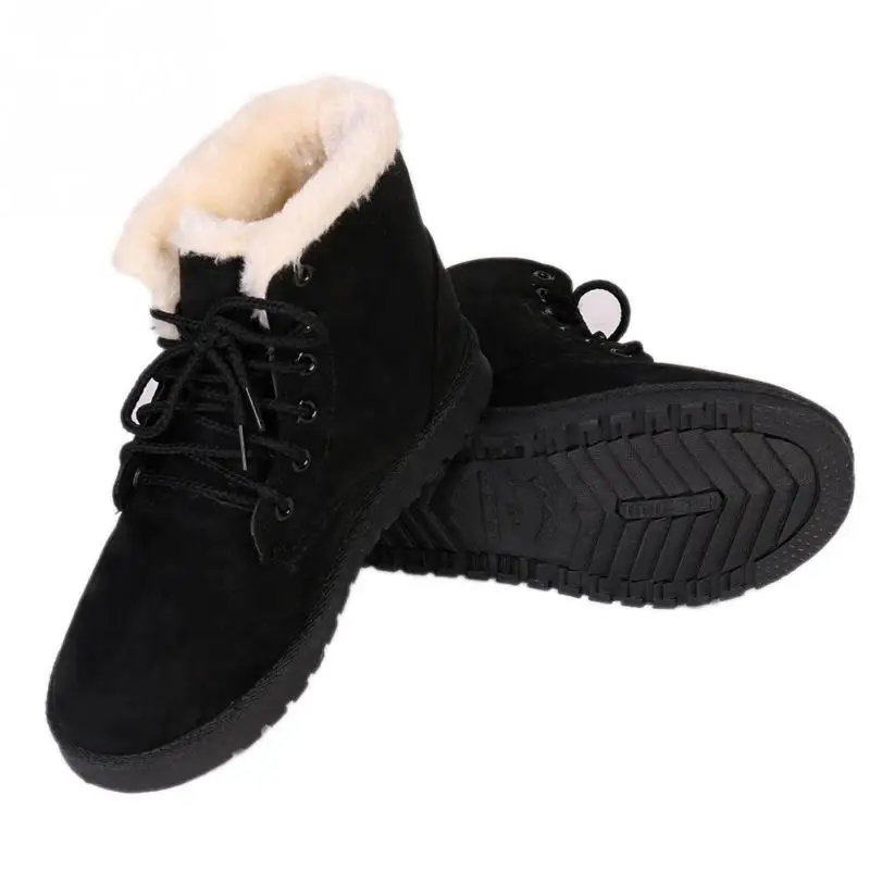 ankle boots with fur inside