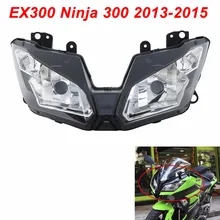 For 13-15 Kawasaki Ninja 300 EX300R EX300 Motorcycle Front Headlight Head Light Lamp Headlamp CLEAR 2013 2014 2015 motorcycle headlight front headlamp light fits 2013 2014 for kawasaki z800 z250 dedicated