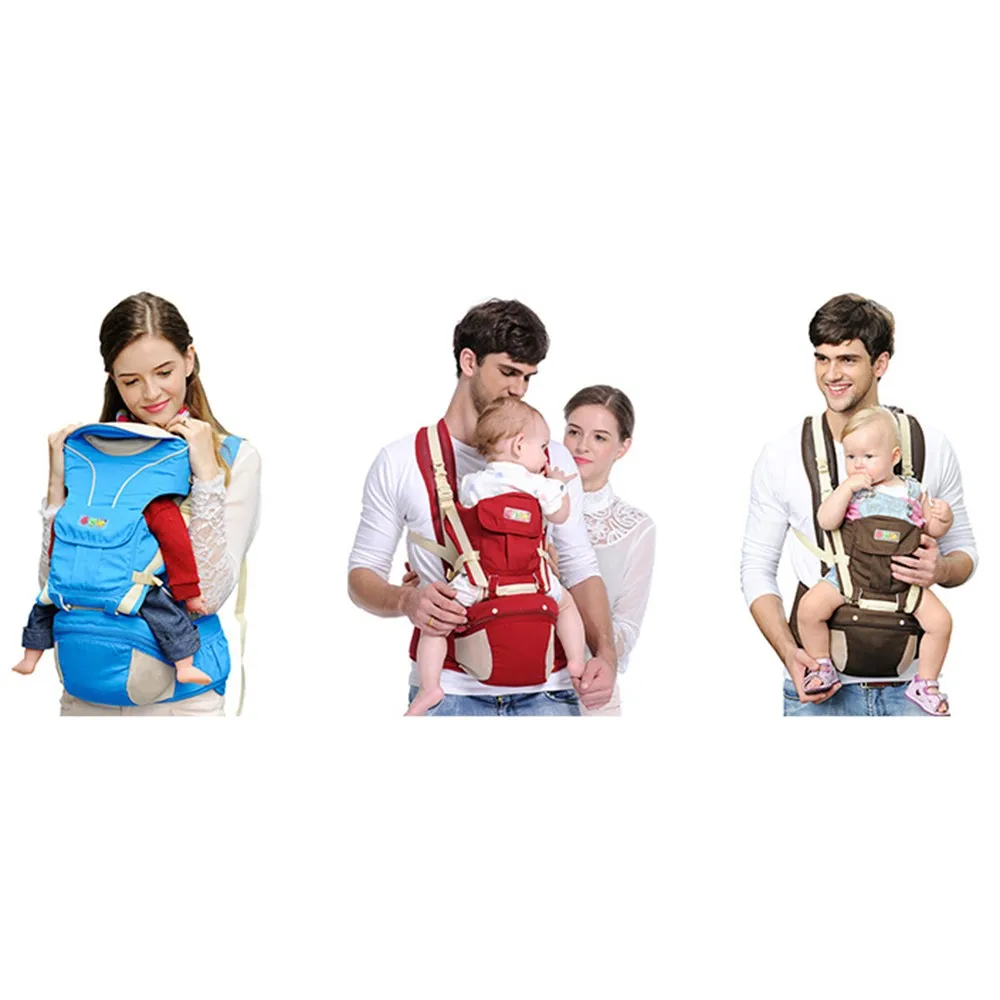 Ergonomic Baby Carrier Infant Kid Baby Hipseat Sling Front Facing Kangaroo Baby Wrap Carrier for Baby Travel Carrier 0-18 Months