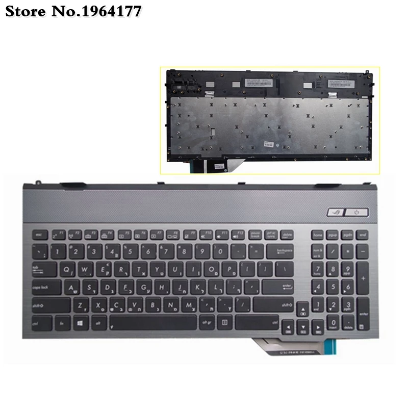 Новая клавиатура иврит для ноутбука ASUS G55 G57 G55VW G55V G57V G57VW G57J G57JK HB | Компьютеры и
