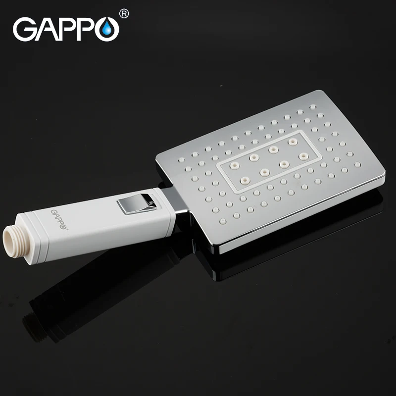 GAPPO shower system basin faucet chrome and white wall mounted shower sets deck mounted basin sink faucet brass sets