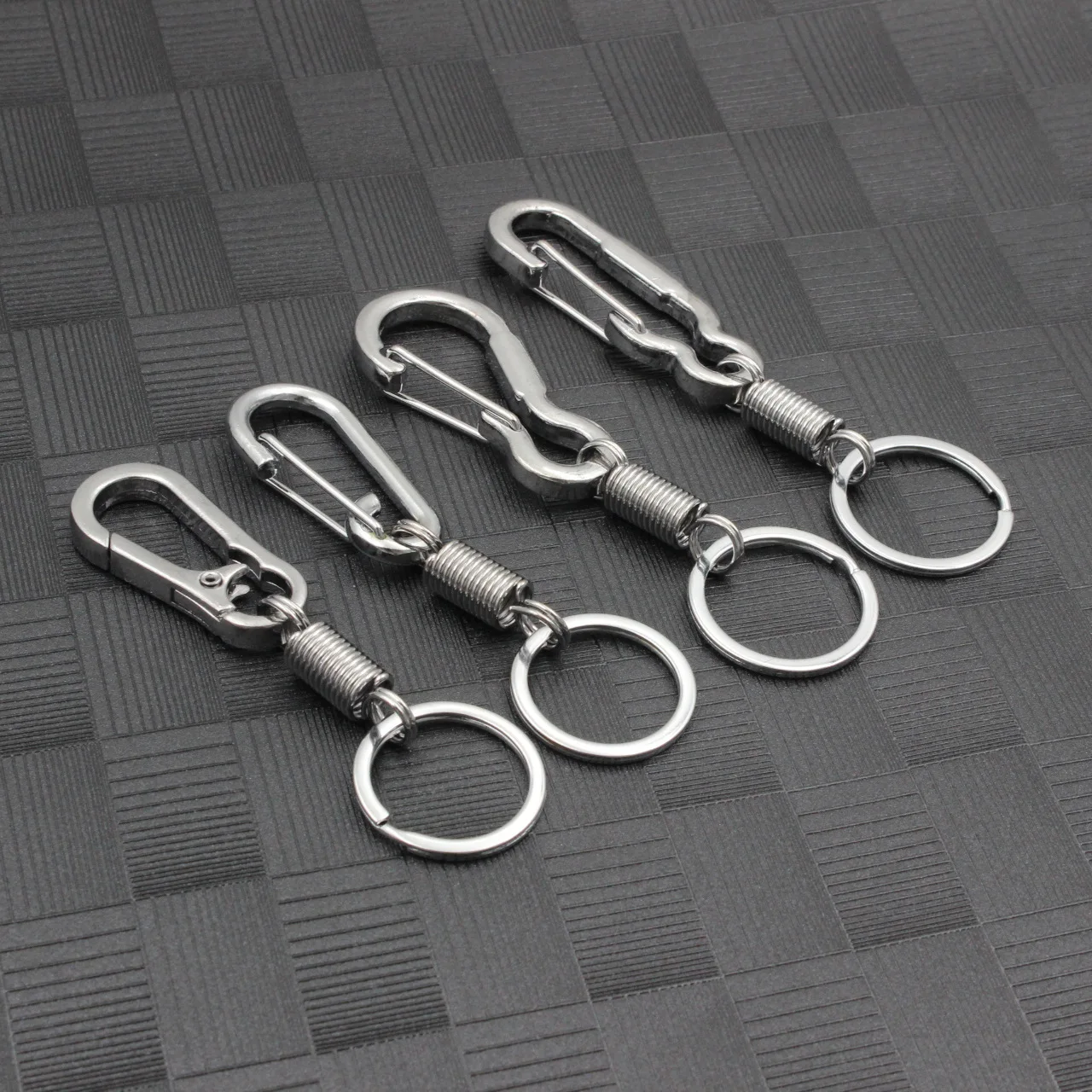 Men's Car Metal Key Buckle Classic Business Waist Keychain Single Ring