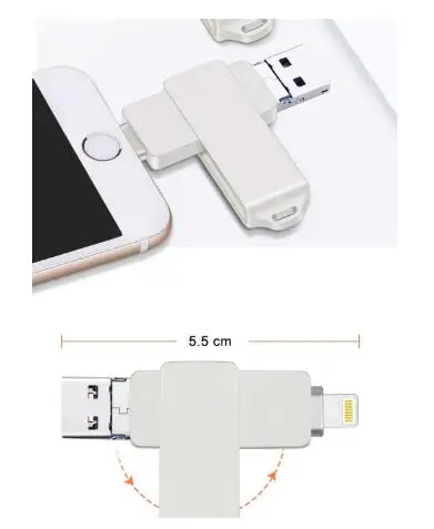 OTG флеш накопитель USB 3 0 для 32G iPhone en 1 64G 128G 256G Внешняя память Micro iPad iOS Android ПК|USB