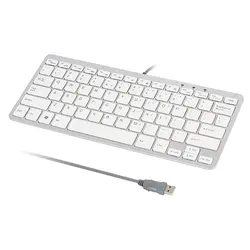 Новый ультра тонкий 78 ключ проводной USB клавиатура для ПК для Apple Mac клавиатуры ноутбука A20