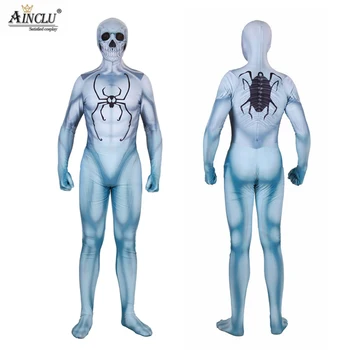 

3D Printed Adults Evil Spirit SpiderCosplay Costumes Men Women Spandex SpiderHero Zentai Costume Suit Bodysuit YX