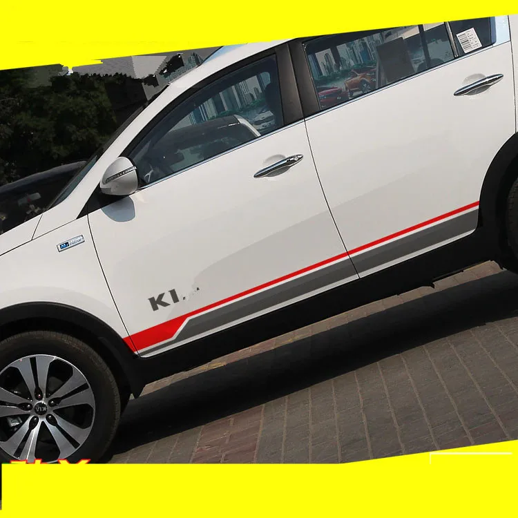 

Car Skirt / Waist Line Decorated Sticker For Kia Sportage SUV KX3 Z2CA795