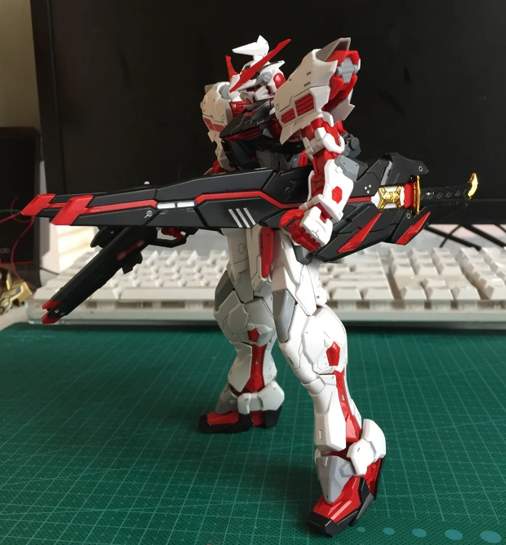 Daban MG 1/100 Astray Red Frame Gundam Model with Mars Jacket (DD044) image 4