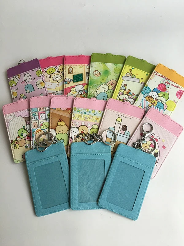 IVYYE 1 шт. Sumikko gurashi аниме плюшевый держатель для карт PU мультфильм Кредитные ID Сумки монета автобус карты кошелек малыш девочки подарки