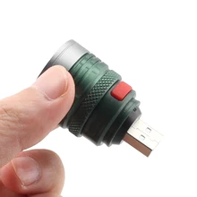4 режима сплав USB светодиодный внешний аккумулятор вспышка светильник 3 Вт удлинитель светильник фонарь