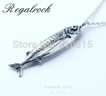 Ожерелье Regalrock с изображением сардины и рыбы ювелирное изделие для океана