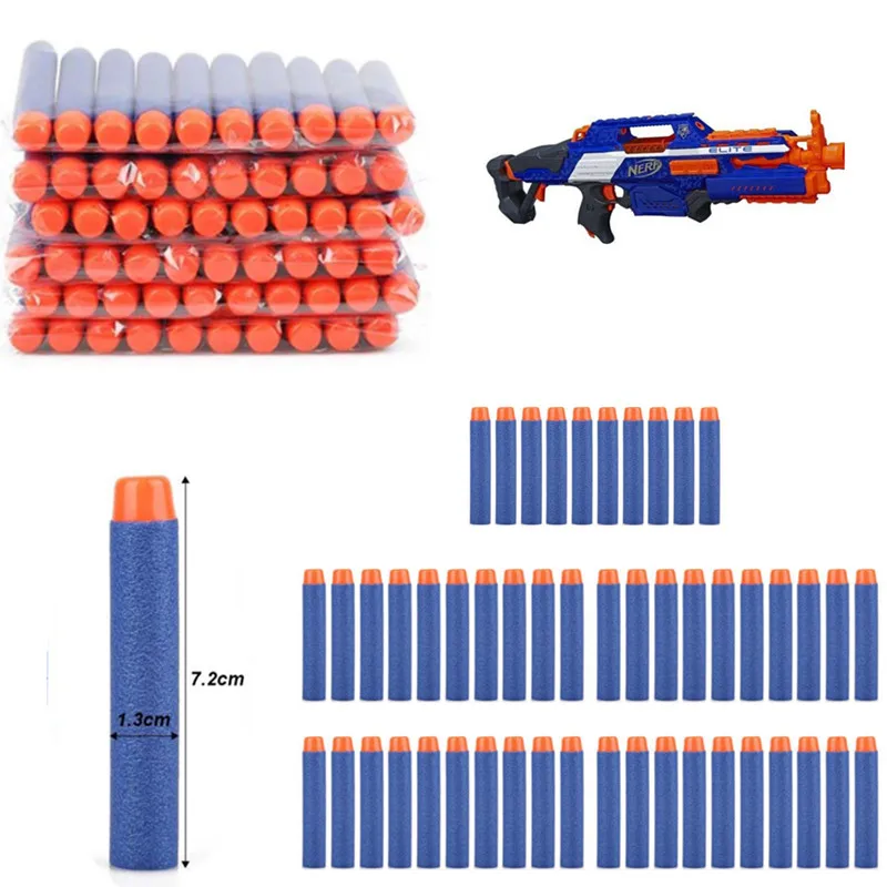 50PCS-Foam-Soft-Bullets-Hollow-Head-Toy-Gun-Darts-for-Nerf-Refill-Darts-7-2cm-Universal