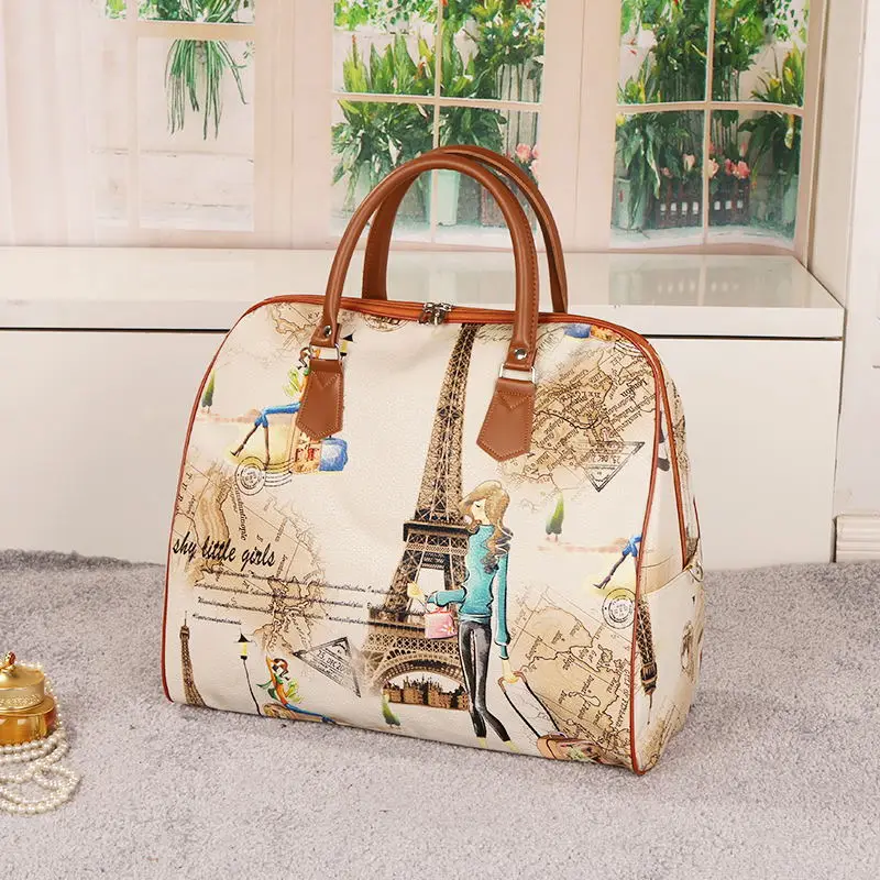 New Fashion Waterproof Women Travel Bag Large Capacity Portable Bag Travel Luggage Tote
