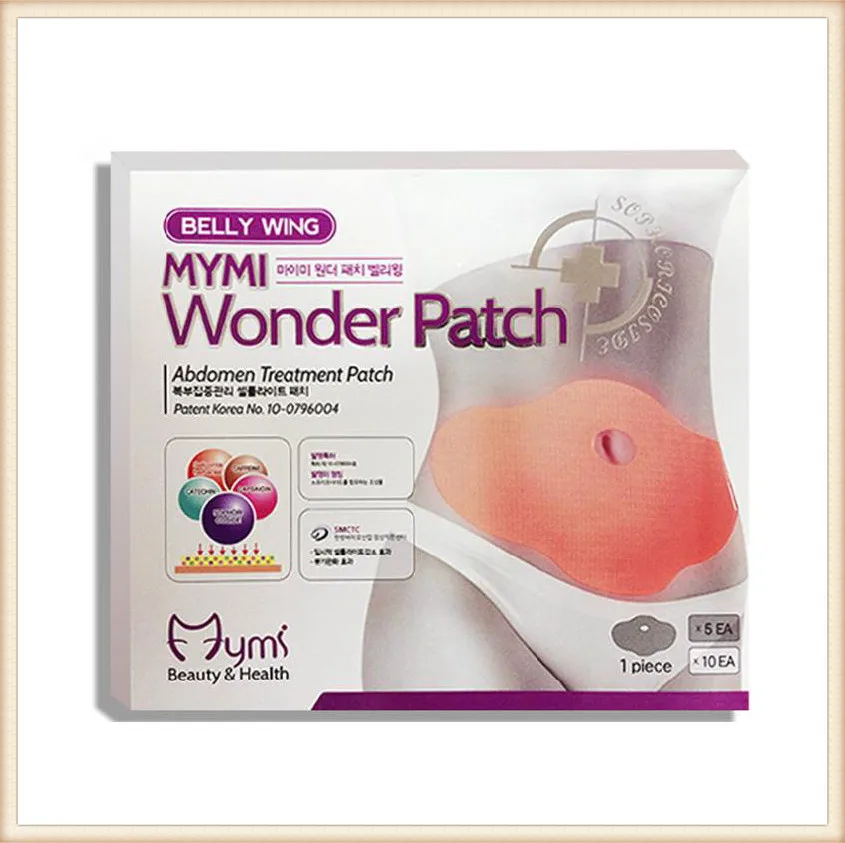 120 шт. оптовая цена MYMI Wonder пластырь для похудения Живот потеря веса сжигающий жир