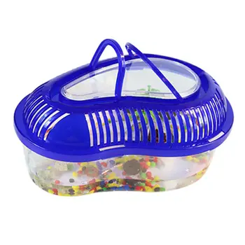 

Turtle Cylinder with Bask Platform Raising Brazilian Tortoise Plastic Tank Water Turtle Breeding Box with Cover
