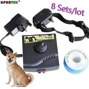 

Smart Pet Dog in-ground Electronic Fence System-1 Dog Waterproof Receiver collar 8pcs/lot 22715180919