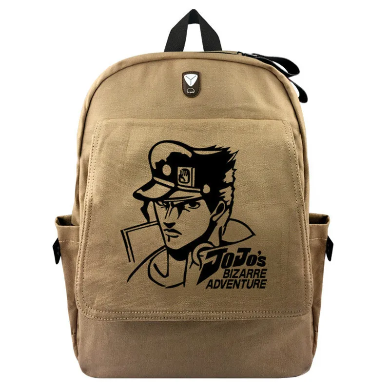 

Anime JOJO JoJo's Bizarre Adventure Cosplay Computer Backpack Canvas Shoulder Bag School Backpack Ttaveling Backpack Women Male