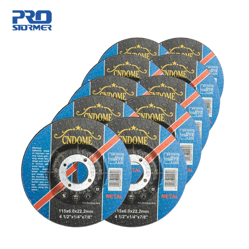 Prostormer 10Pcs/Lot 115x6x22.2mm Angle Grinding Disc Stainless Steel