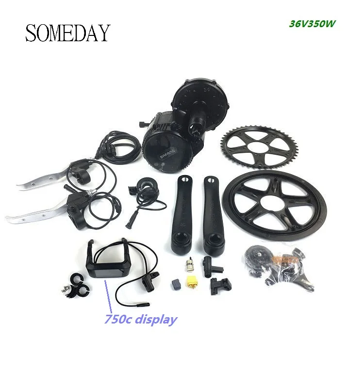 

Bafang BBS02 BBS01 36V 350W Mid Drive Motor 8fun BBS02 Bicycle Electric Bike Conversion Kits 750C eBike Display