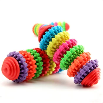 

Fashion Style TPR Dog Toys Colorful Ring Chewing Molar Toy Fun and Relaxing for Dog Pet Supplies