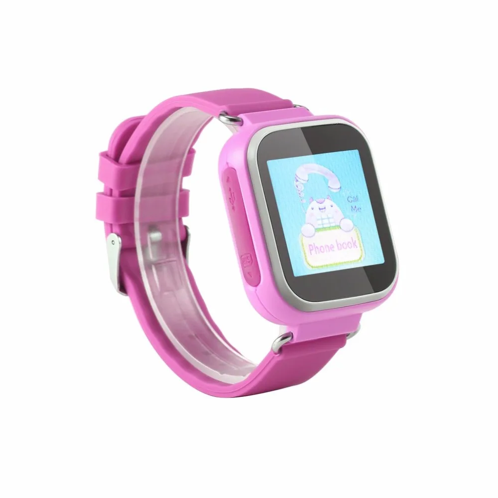 

Multifunction T06S Kids Smart Watch LBS Positioning Color Display Multiple Languages With SOS Button Anti Lost Watch A40