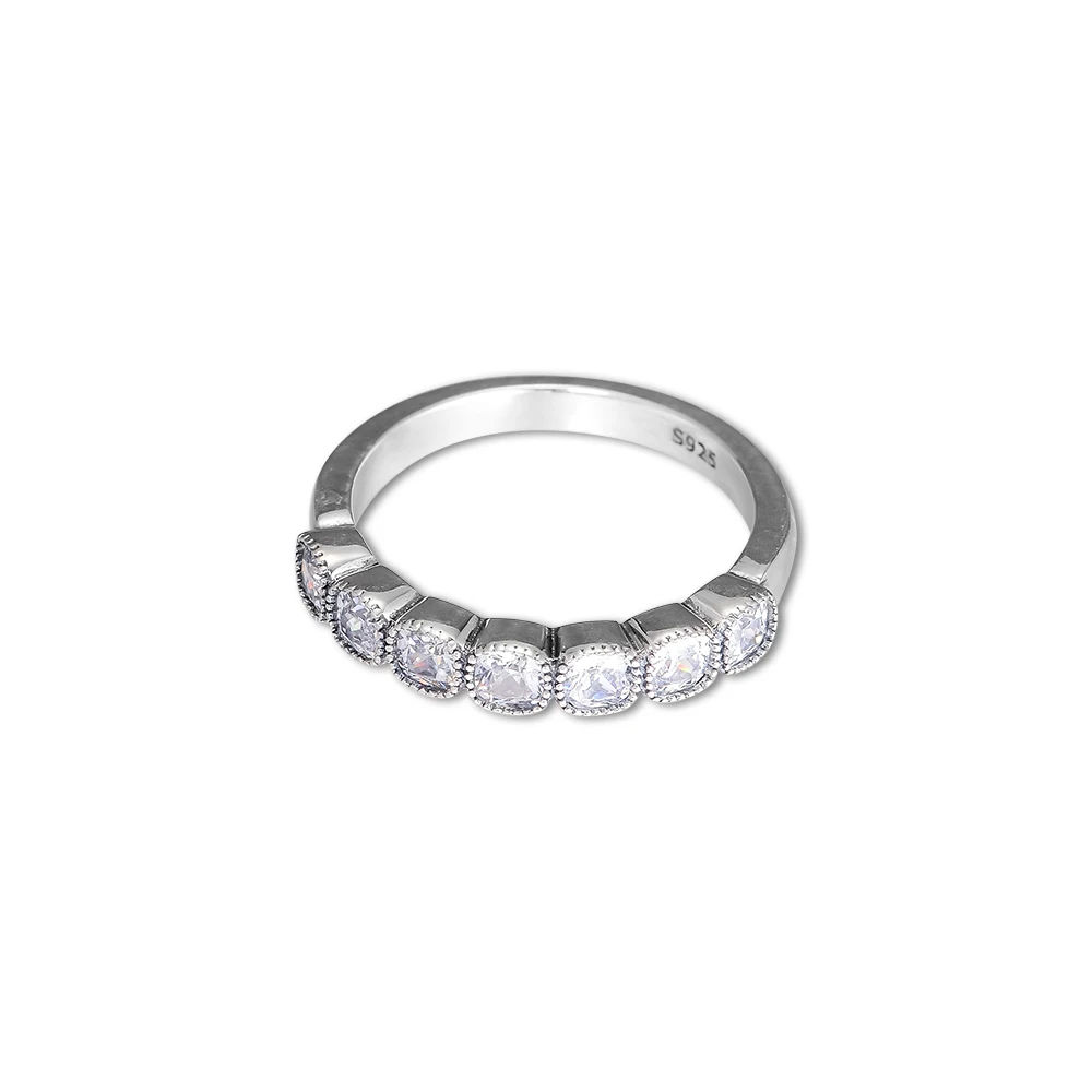 Очаровательные подушки кольца 100% Серебро 925 пробы ювелирные украшения Бесплатная доставка