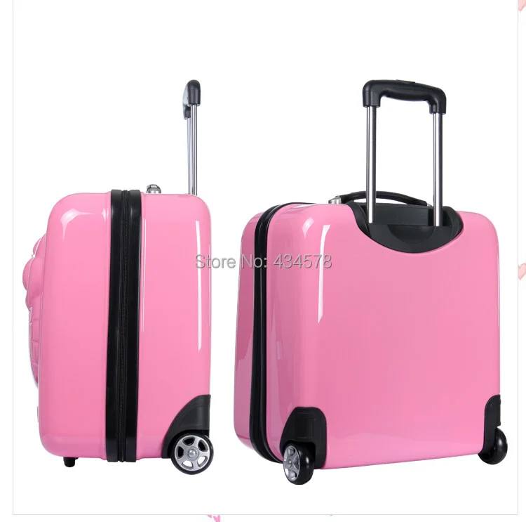 kids pink suitcase