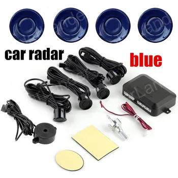 

Parking 4 Sensors Car Reverse Backup Buzzer Radar System kit Sound Alarm 12V sound alert system car sensor 9 colors