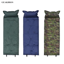 Туристический Коврик Надувной Спальный Pad влагостойкий матрац Подушка Диван-кровать на открытом воздухе пляжный матрац с подушкой