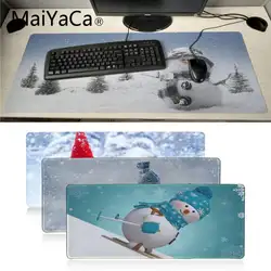 Maiyaca Рождества счастливого снеговик DIY Дизайн узор Мышь игровой коврик Мышь pad стол коврик ноутбук площадку компьютера как рождественский