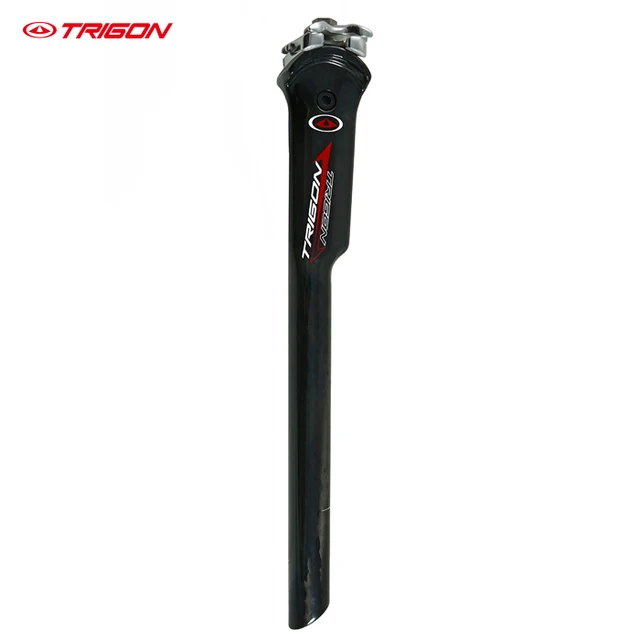 Cheap TRIGON SP168 Ultra light  carbon fibre Patented aero dynamic road bike seat post  angle adjustable seatpost 27.2*360mm bicycle