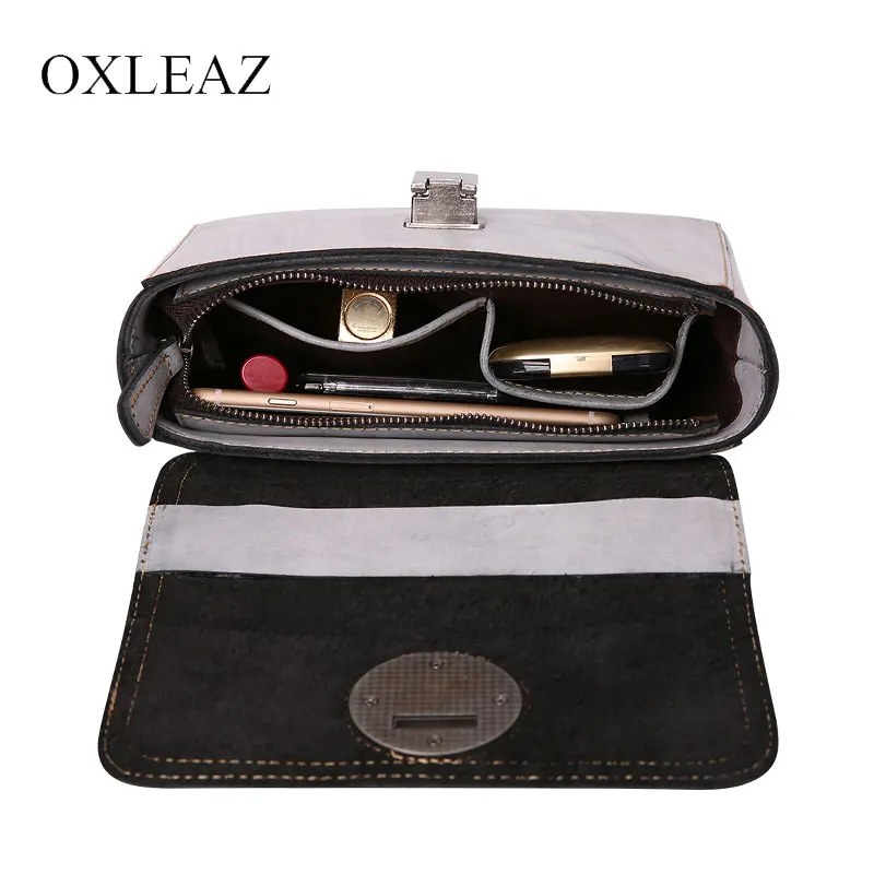 OXLEAZ Роскошные 2019 маленькие сумки женская сумка через плечо с верхней ручкой из