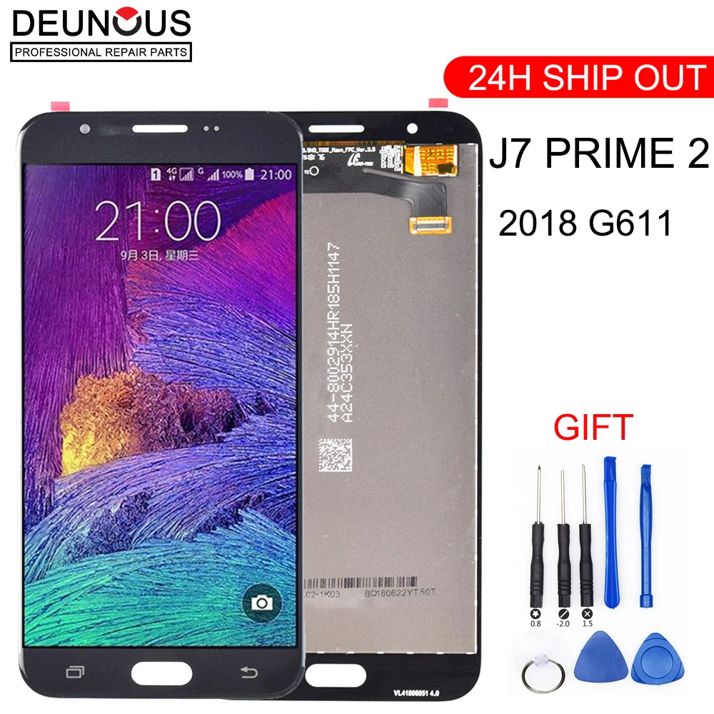 J7 Prime 2018 G611 LCD Replacement For Samsung Galaxy 2 G611F Display Touch Screen Digitizer Assembly | Мобильные телефоны и
